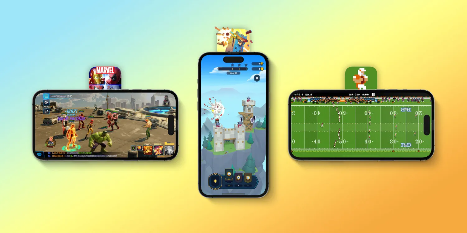 Three of my favorite games for iPhone and iPad