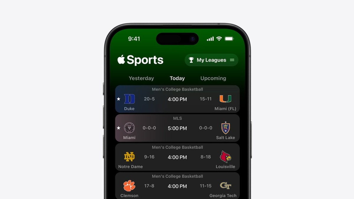 Apple engineered its latest Sports app for speed and simplicity.
